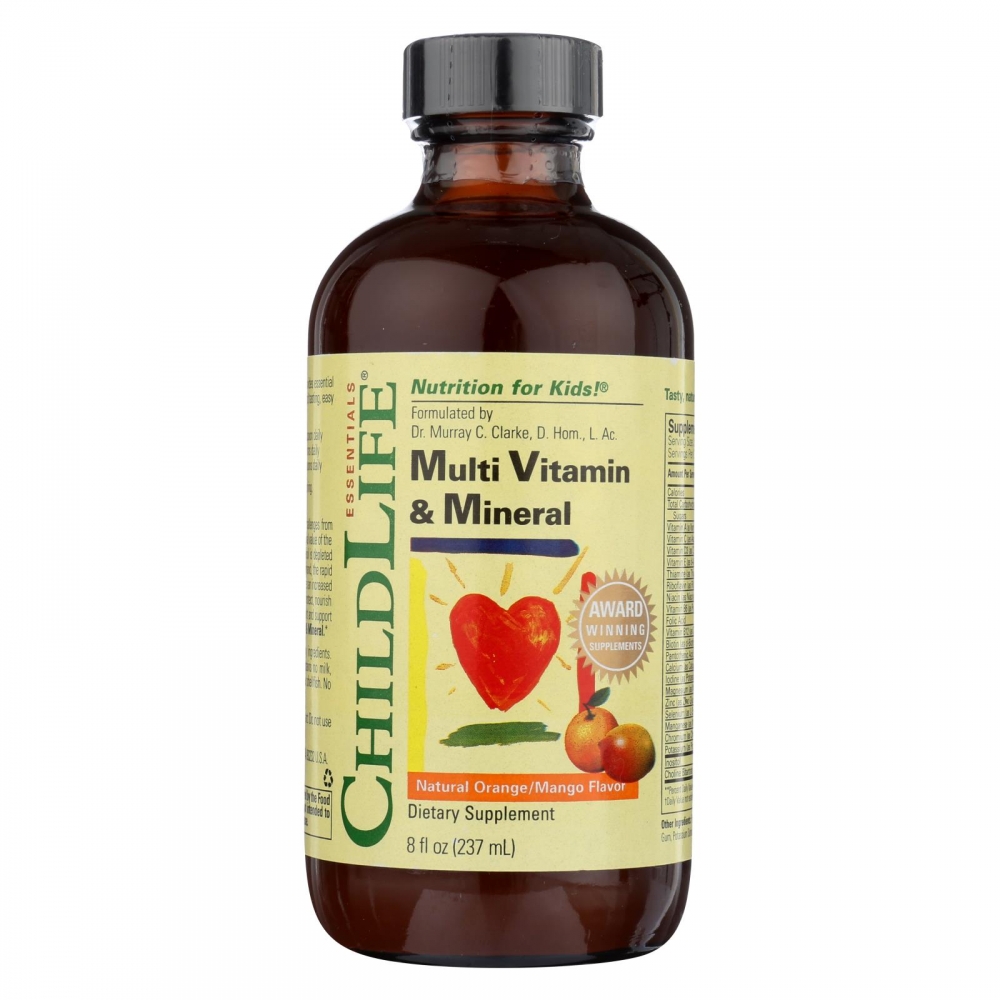 Childlife Multi Vitamin and Mineral Natural Orange Mango - 8 fl oz