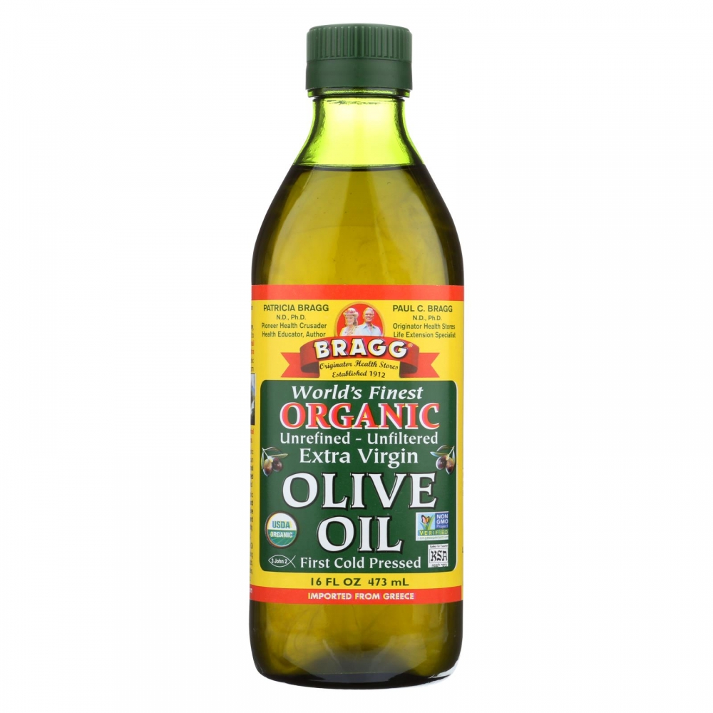 Bragg - Olive Oil - Organic - Extra Virgin - 16 oz - 12개 묶음상품