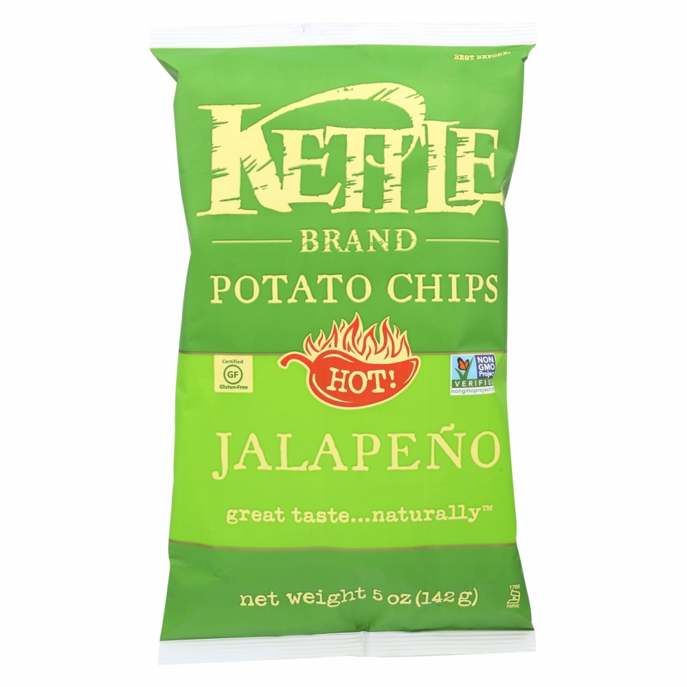 Kettle Brand Potato Chips - Jalapeno - 15개 묶음상품 - 5 oz.