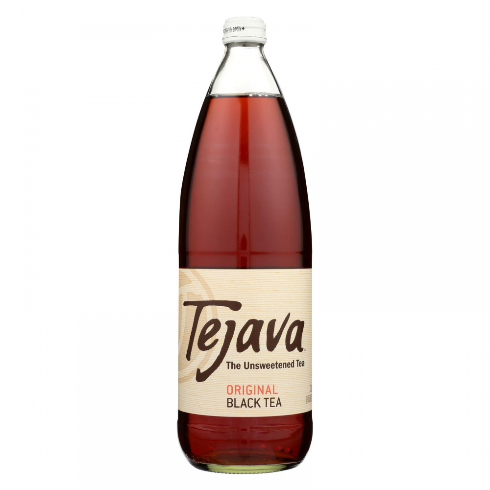 Tejava Black Tea - Unsweetened - 12개 묶음상품 - 1 Liter