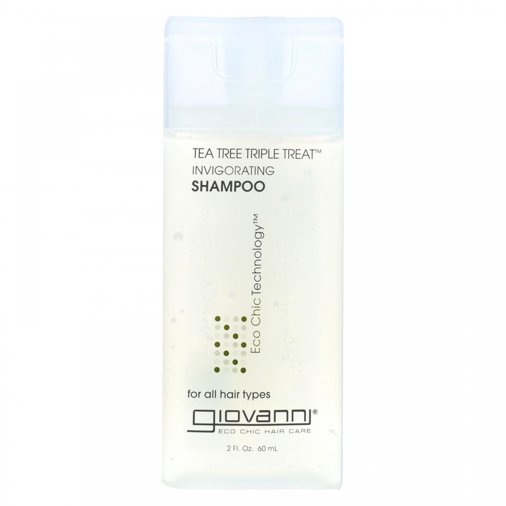 Giovanni Shampoo Tea Tree Triple Treat - 2 fl oz - 12개 묶음상품