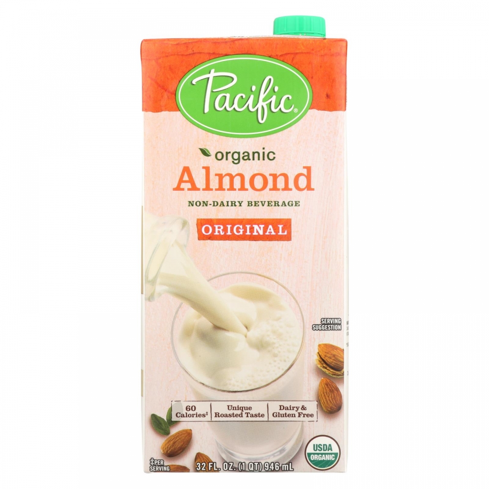 Pacific Natural Foods Almond - Non Dairy - 12개 묶음상품 - 32 Fl oz.