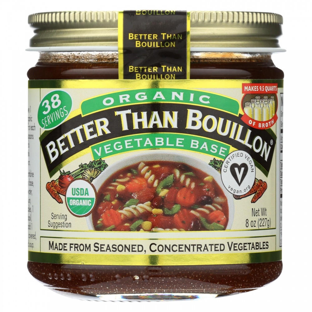 Better Than Bouillon Organic Seasoned - Vegetable Base - 6개 묶음상품 - 8 oz.