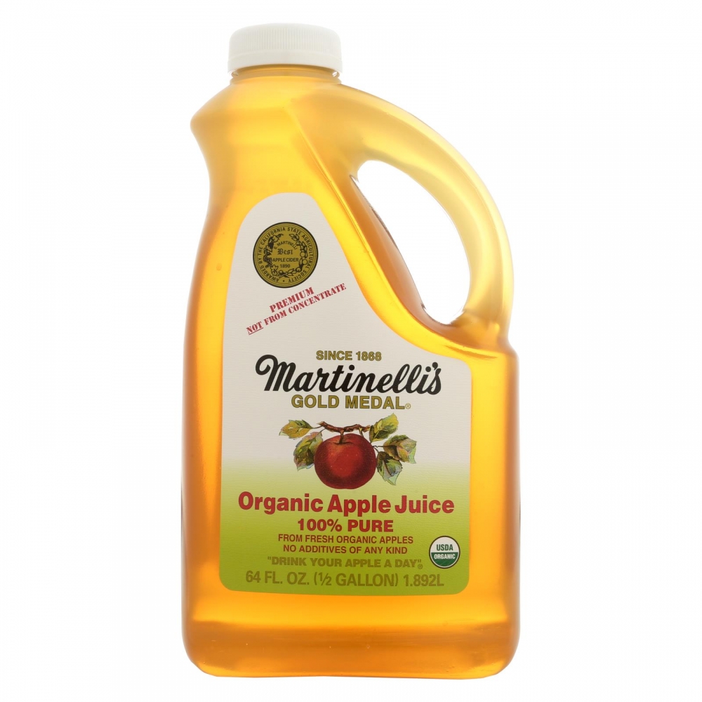 Martinelli's Organic Apple Juice - 6개 묶음상품 - 64 Fl oz.