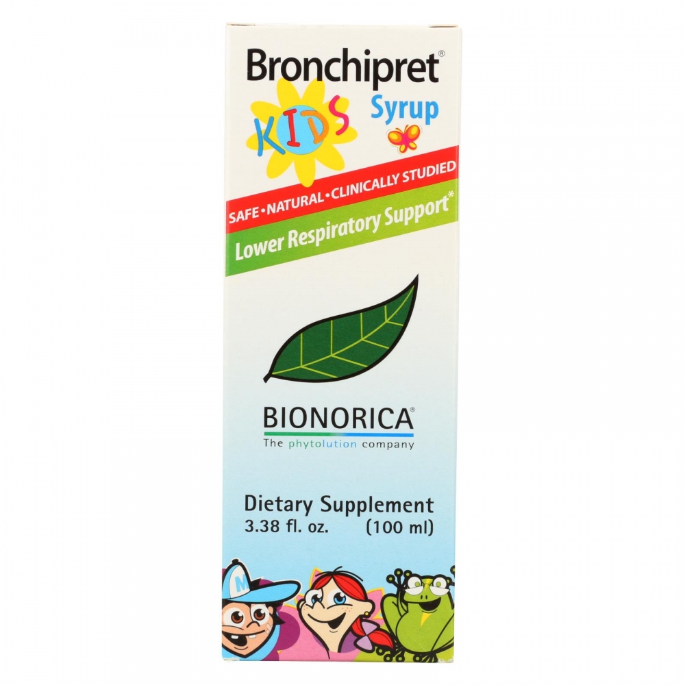 Sinupret Bronchipret Syrup For Kids - 3.38 Fl Oz