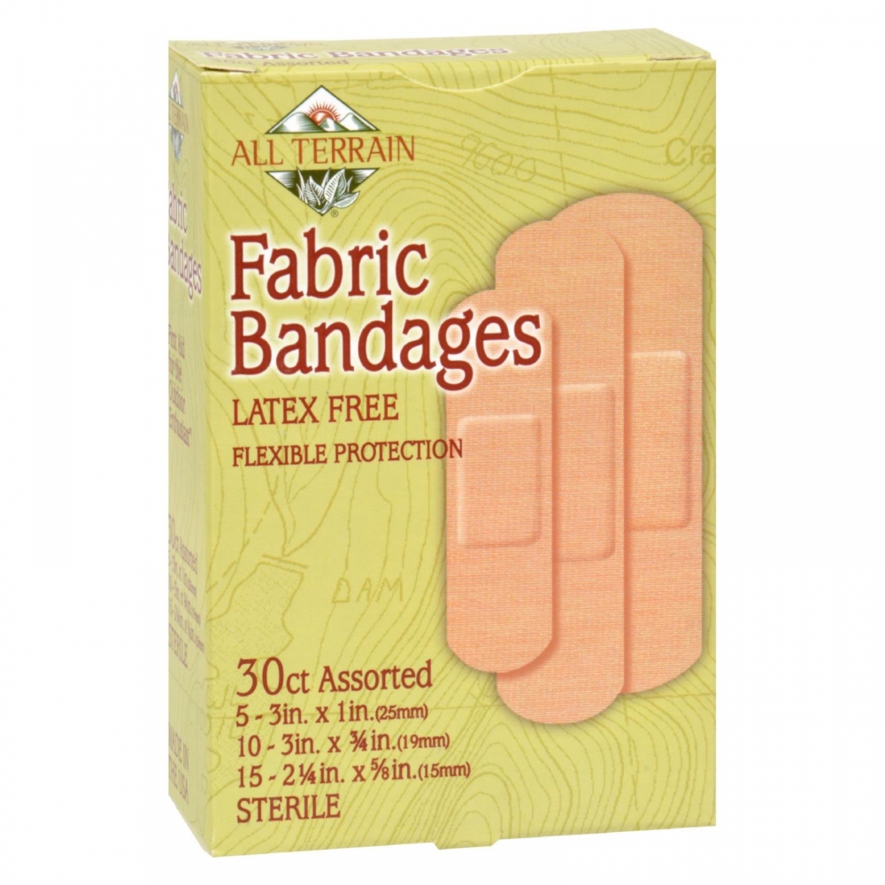 All Terrain - Bandages - Fabric Assorted - 30 ct