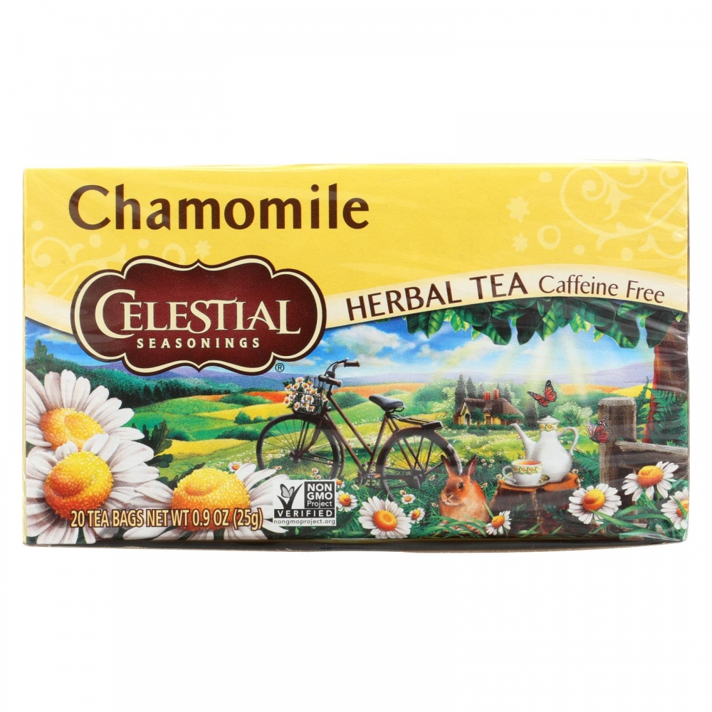 Celestial Seasonings Herbal Tea - Chamomile - Caffeine Free - 6개 묶음상품 - 20 Bags