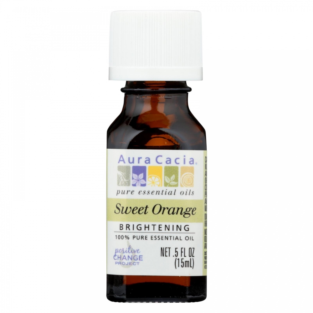 Aura Cacia - Essential Oil Sweet Orange - 0.5 fl oz