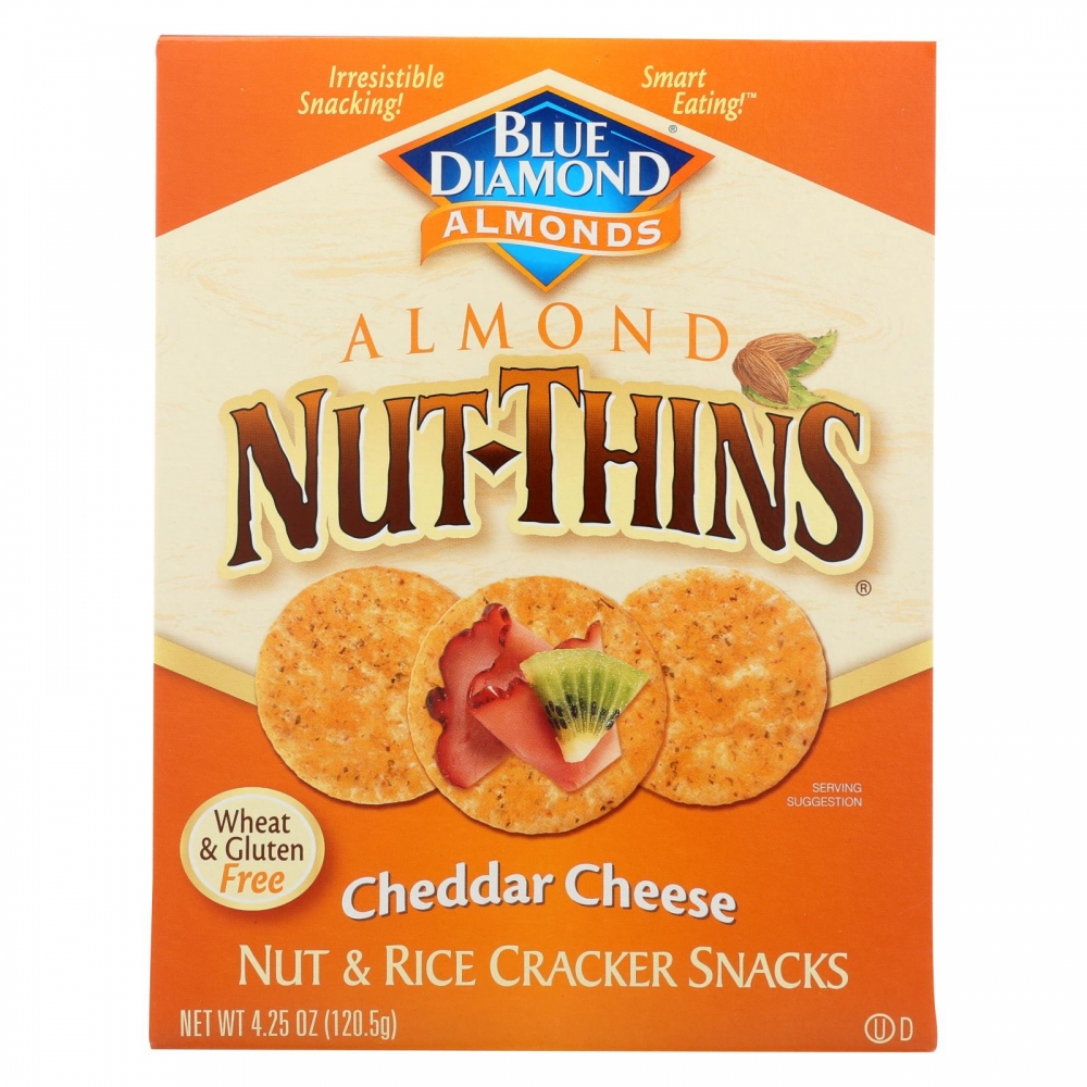 Blue Diamond - Nut Thins - Cheddar Cheese - 12개 묶음상품 - 4.25 oz.