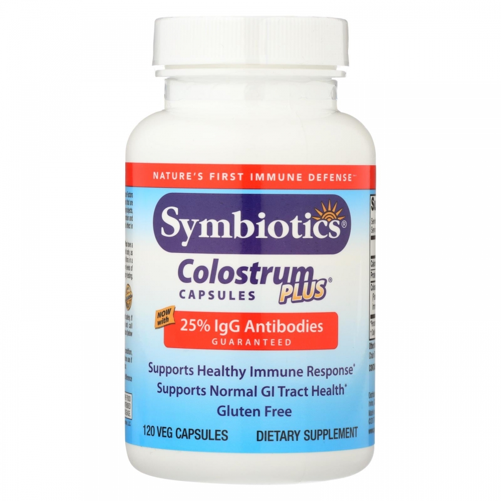 Symbiotics Colostrum Plus - 480 mg - 120 Capsules