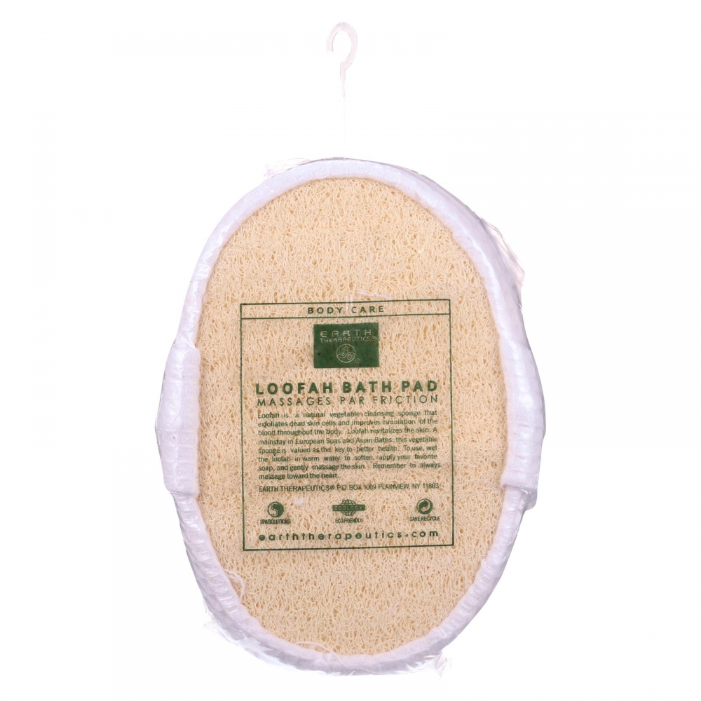 Earth Therapeutics Loofah Bath Pad - 1 Pad