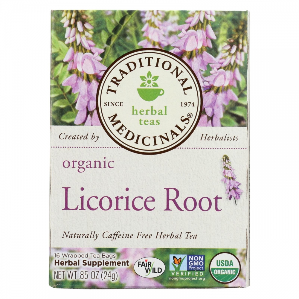 Traditional Medicinals Organic Licorice Root Herbal Tea - 16 Tea Bags - 6개 묶음상품