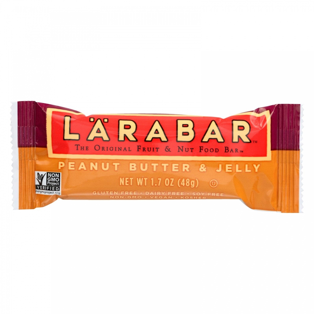 LaraBar - Peanut Butter and Jelly - 16개 묶음상품 - 1.6 oz