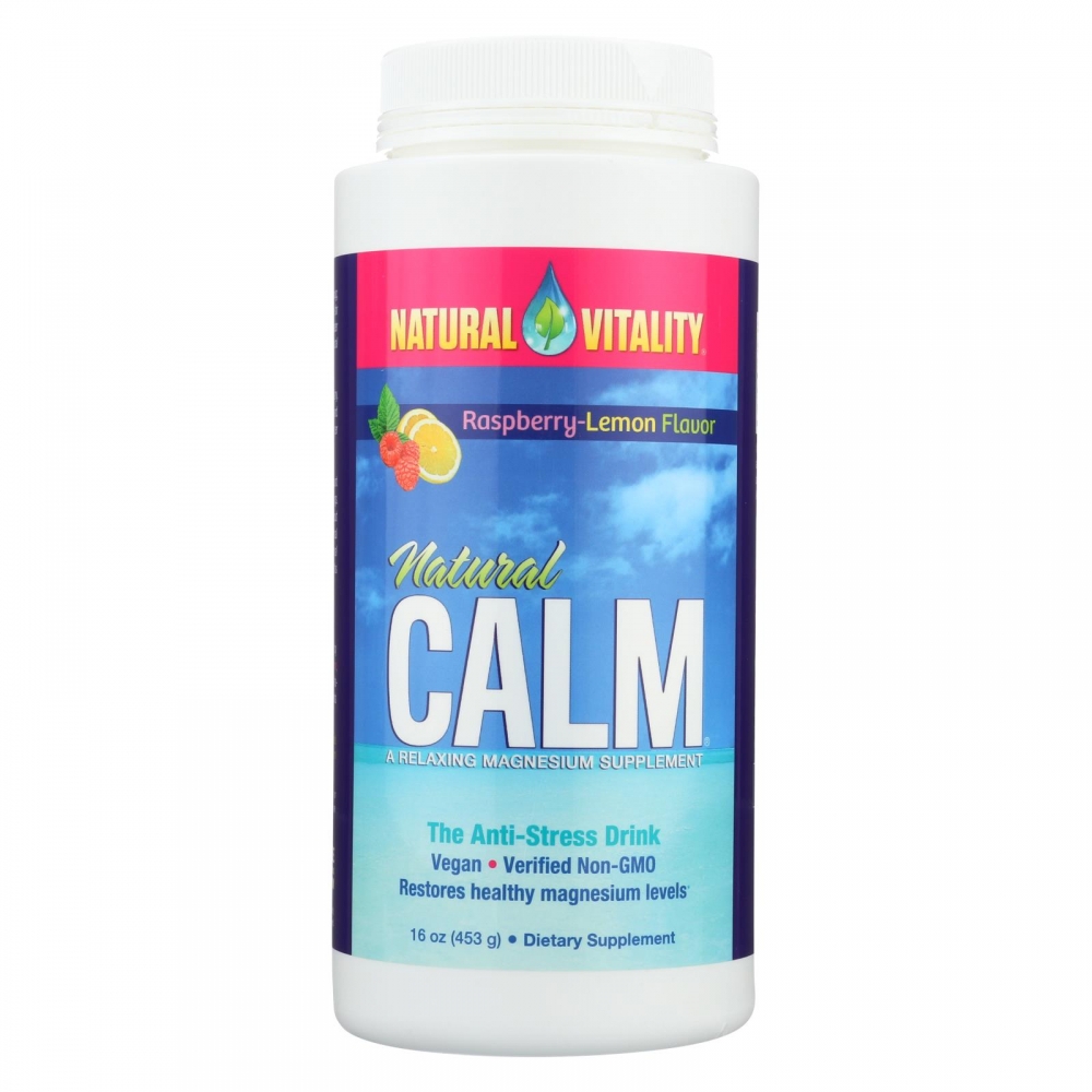 Natural Vitality Natural Calm Raspberry Lemon - 16 oz