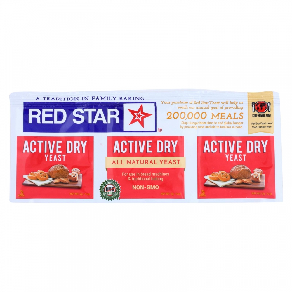 Red Star Nutritional Yeast - Active Dry - .75 oz - 18개 묶음상품