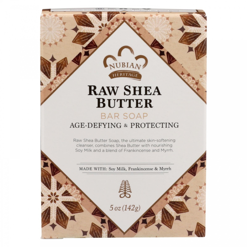 Nubian Heritage Bar Soap Raw Shea Butter - 5 oz