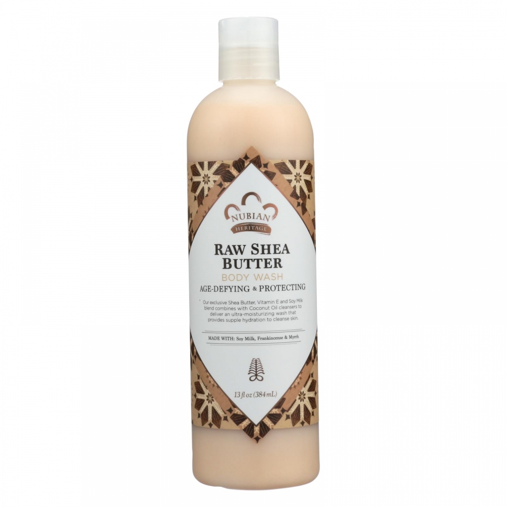 Nubian Heritage Body Wash - Raw Shea Butter - 13 fl oz