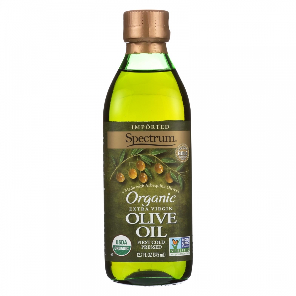 Spectrum Naturals Organic Unrefined Extra Virgin Olive Oil - 6개 묶음상품 - 12.7 Fl oz.