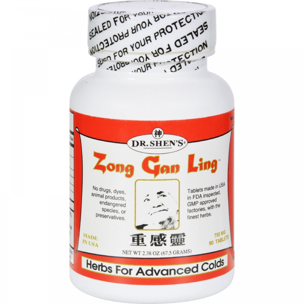 Dr. Shen's - Zong Gan Ling Severe Flu - 1 Each - 90 TAB