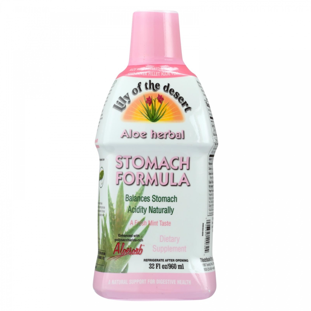 Lily of the Desert - Aloe Herbal Stomach Formula Fresh Mint - 32 fl oz