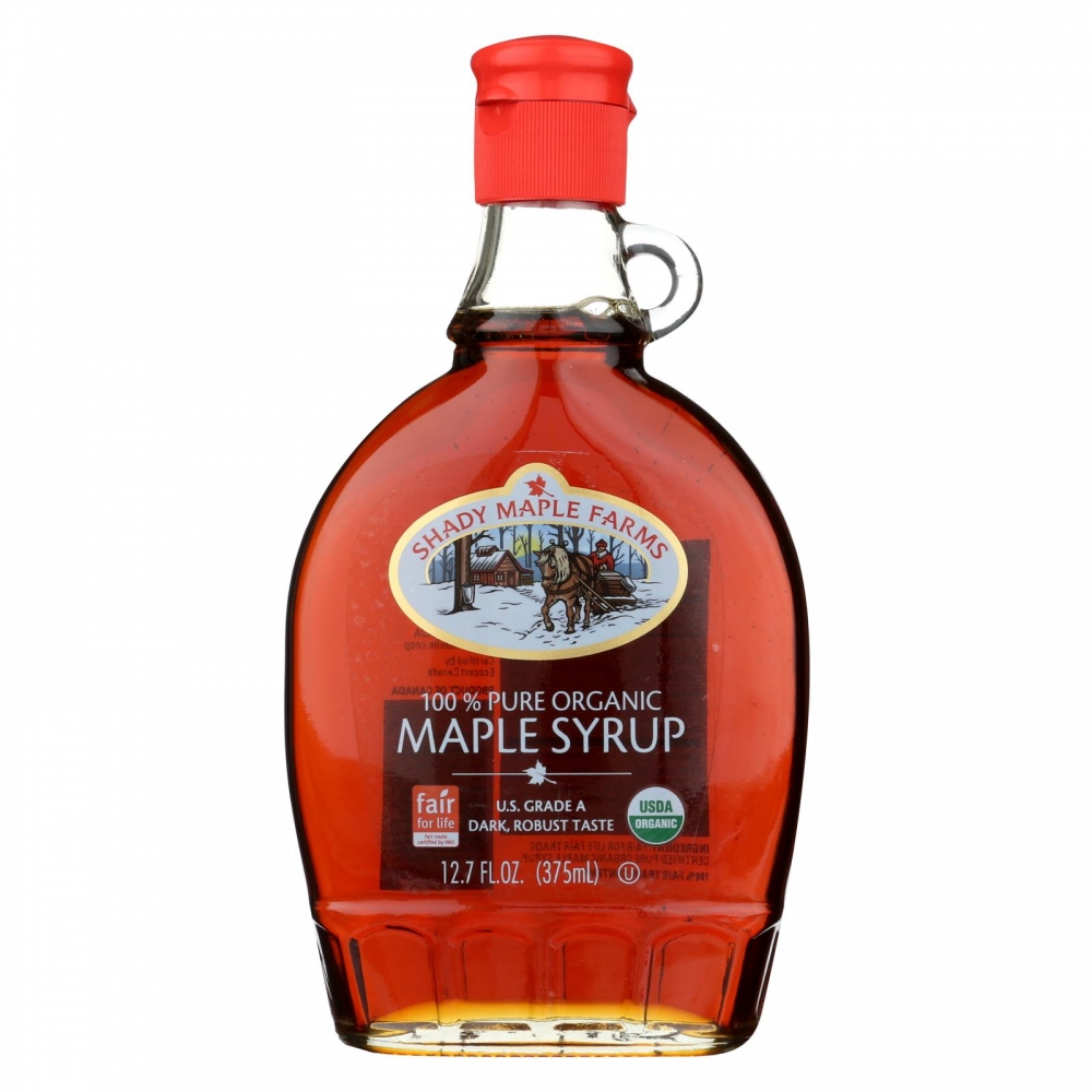 Shady Maple Farms 100 Percent Pure Organic Maple Syrup - 12개 묶음상품 - 12.7 Fl oz.