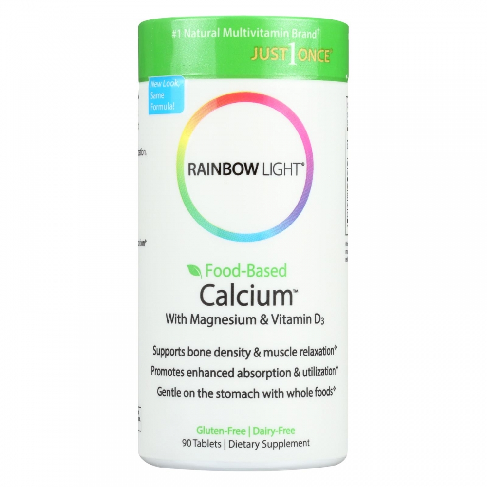 Rainbow Light Food-Based Calcium - 90 Tablets