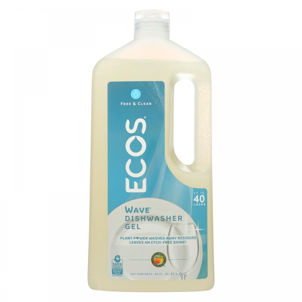 Earth Friendly Free and Clear Auto Dishwasher Gel - 8개 묶음상품 - 40 FL oz.