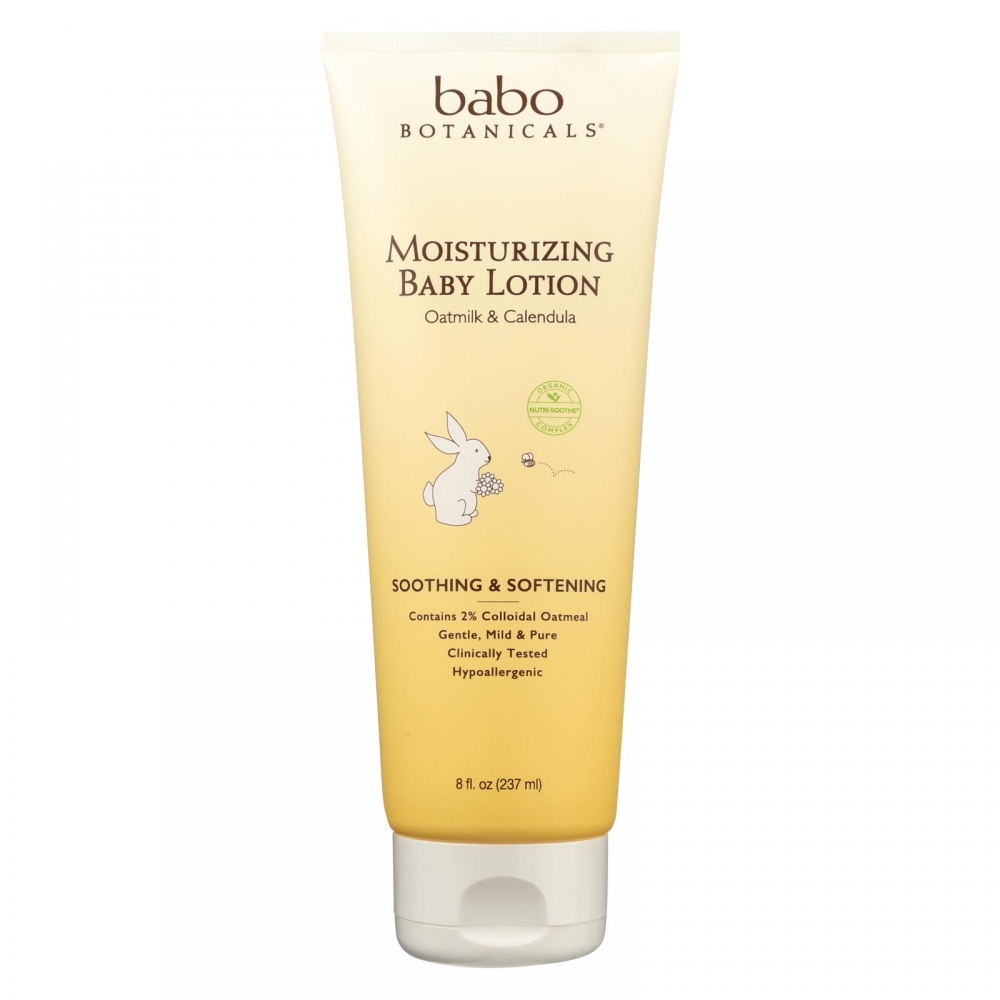 Babo Botanicals - Oatmilk Calendula Moisturizing Baby Lotion - 8 fl oz