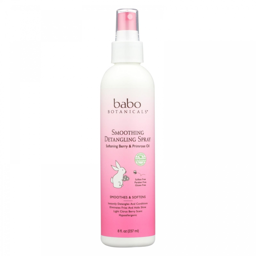 Babo Botanicals - Instantly Smooth Detangler Berry Primrose - 8 fl oz