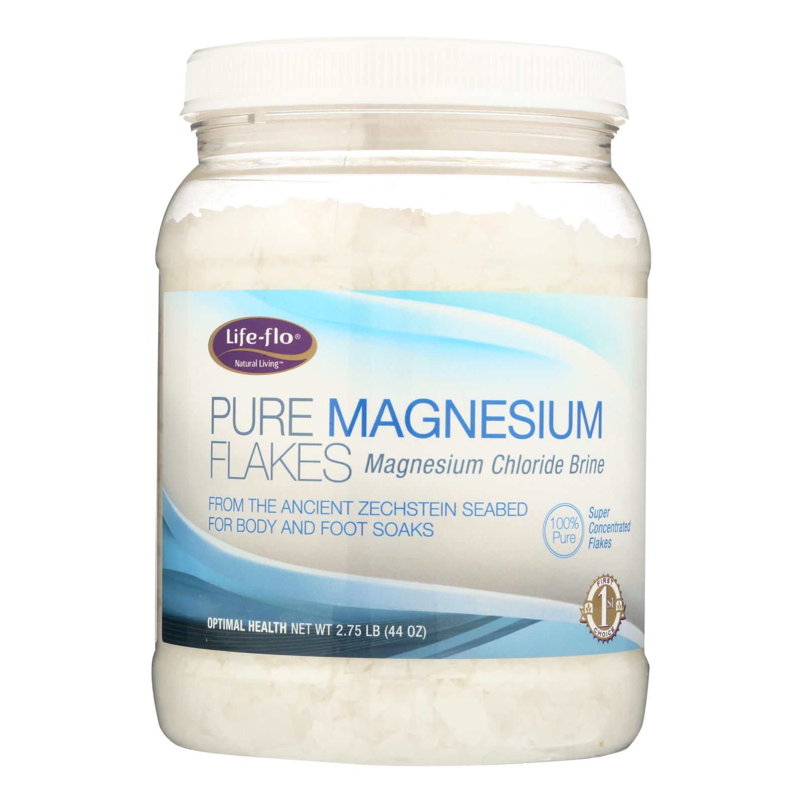 Life-Flo Pure Magnesium Flakes - 1 Each - 2.75 LB