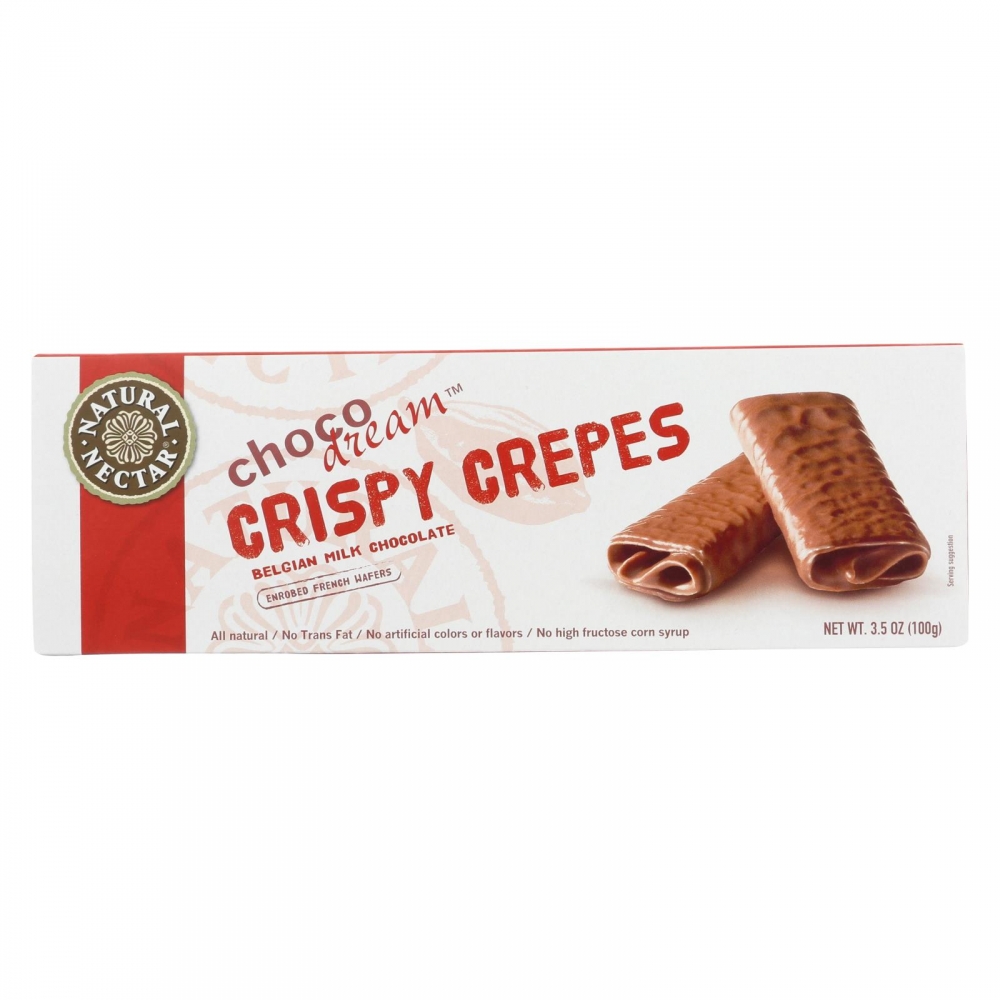 Natural Nectar Crepes Belgium Milk - Crispy - 8개 묶음상품 - 3.5 oz.