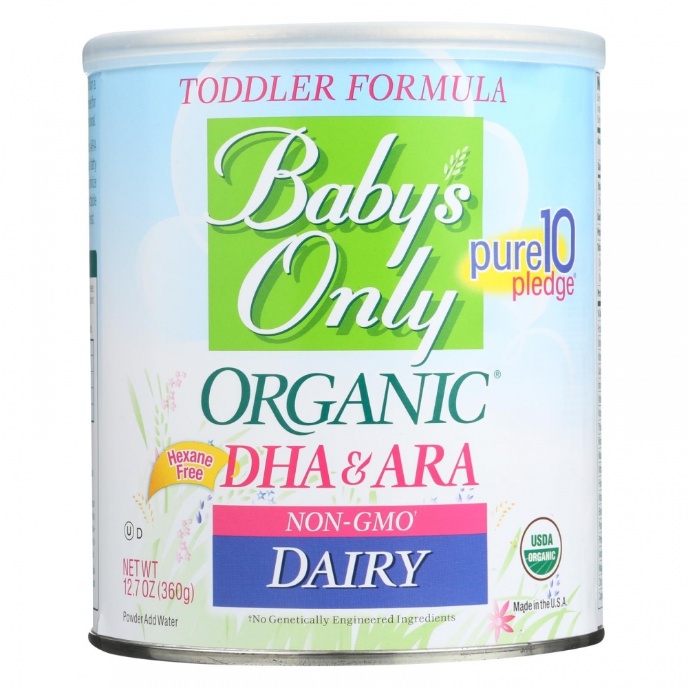 Babys Only Organic Toddler Formula - Organic - Dairy - DHA and ARA - 12.7 oz - 6개 묶음상품