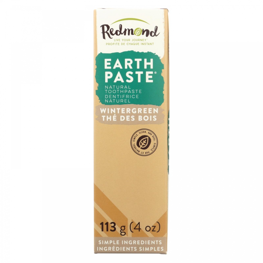 Redmond Trading Company Earthpaste Natural Toothpaste Wintergreen - 4 Oz