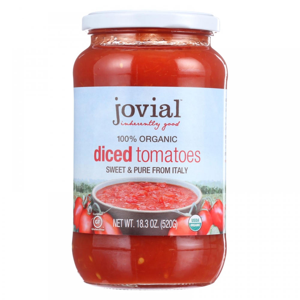 Jovial - Tomatoes - Organic - Diced - 18.3 oz - 6개 묶음상품