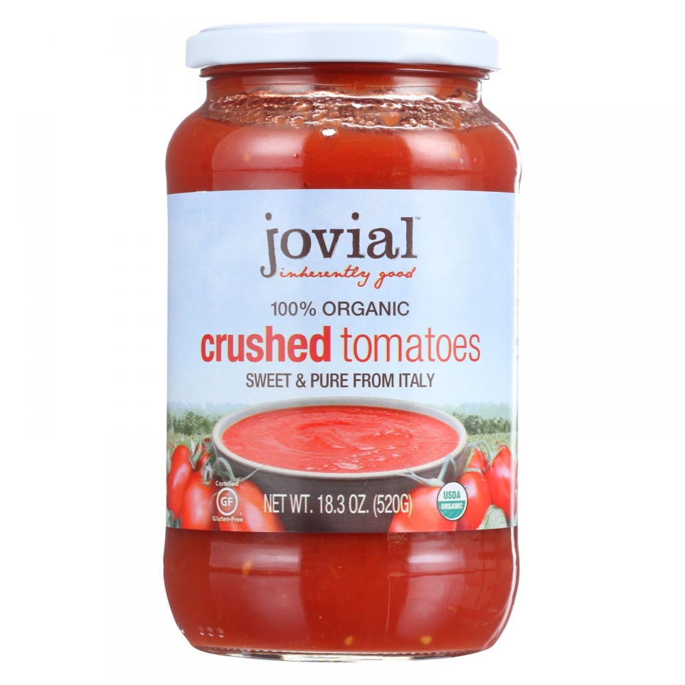 Jovial - Tomatoes - Organic - Crushed - 18.3 oz - 6개 묶음상품