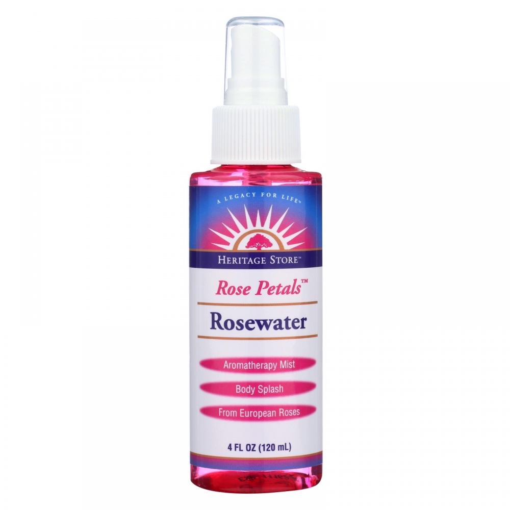 Heritage Products Rose Petals Rosewater Spray - 4 fl oz