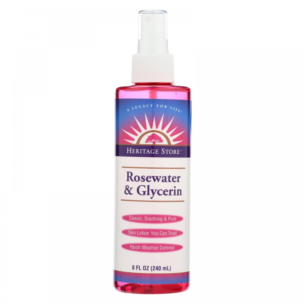 Heritage Products Rosewater and Glycerin - 8 fl oz