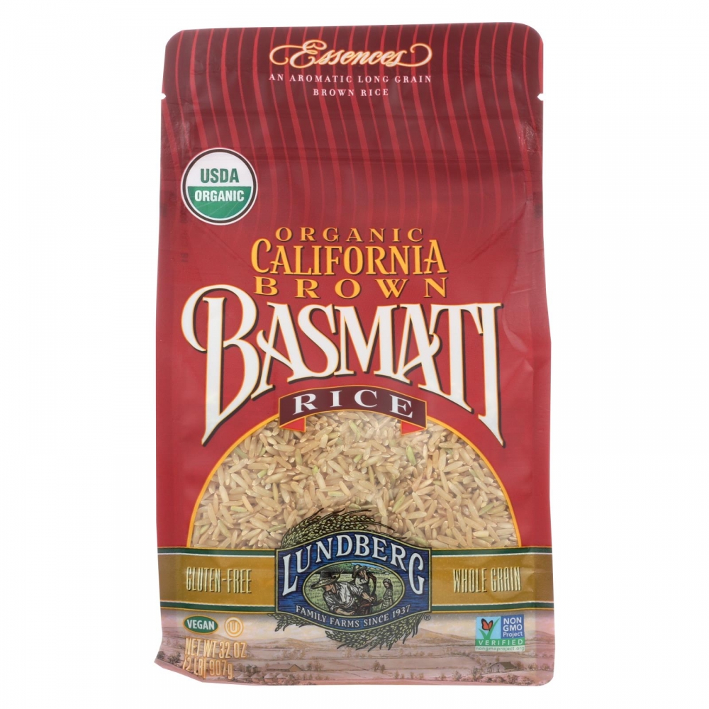 Lundberg Family Farms Organic California Brown Basmati Rice - 6개 묶음상품 - 2 lb.