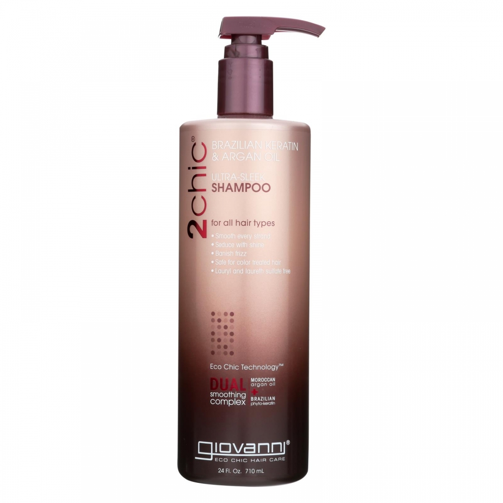 Giovanni Hair Care Products Shampoo - 2Chic Keratin and Argan - 24 fl oz