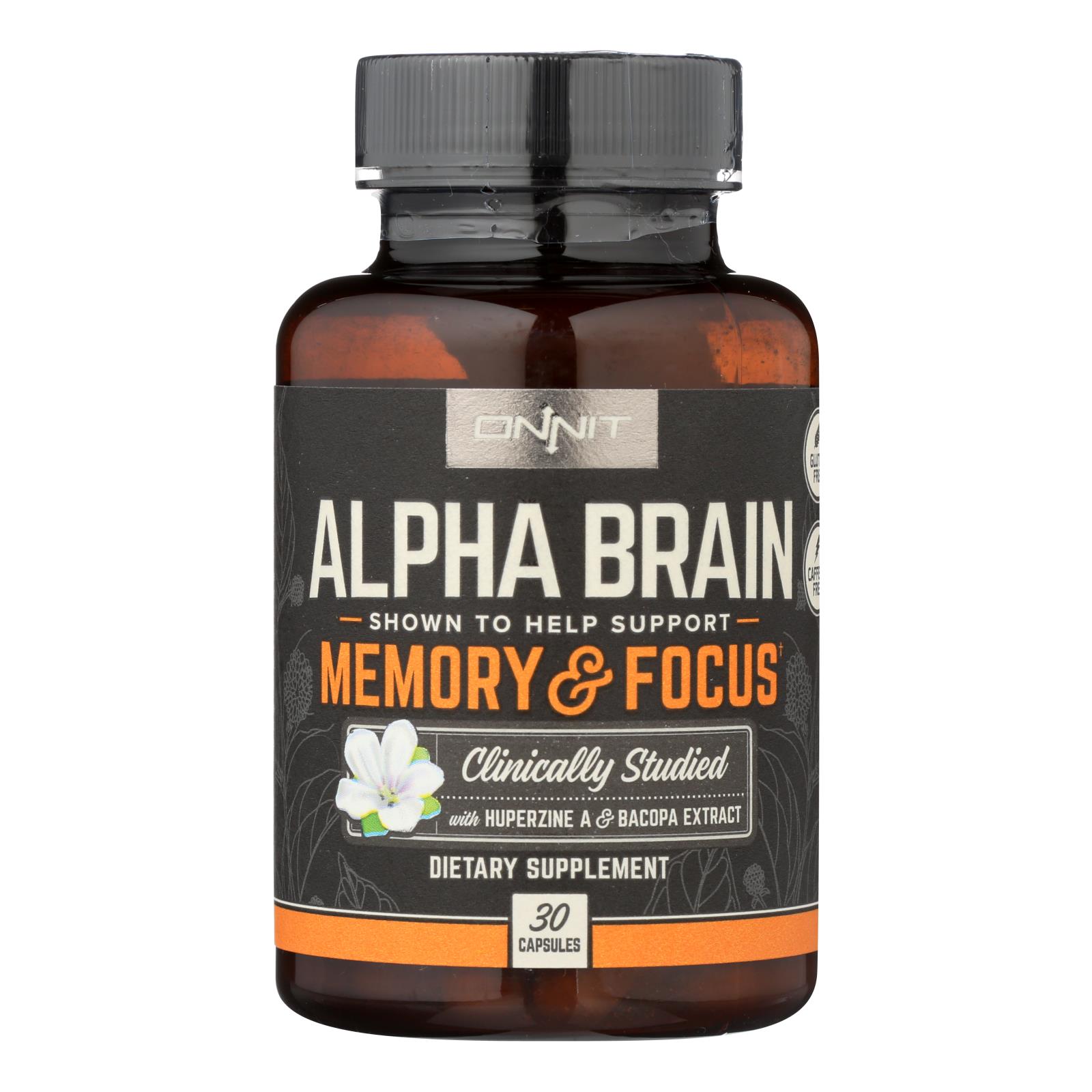 Onnit Labs - Alpha Brain Memory and Focus - 30 CT