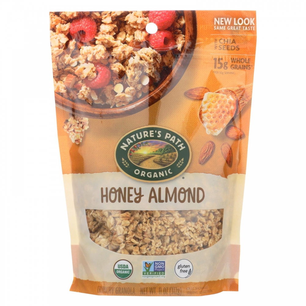 Nature's Path Organic Honey Almond Granola - 8개 묶음상품 - 11 oz.