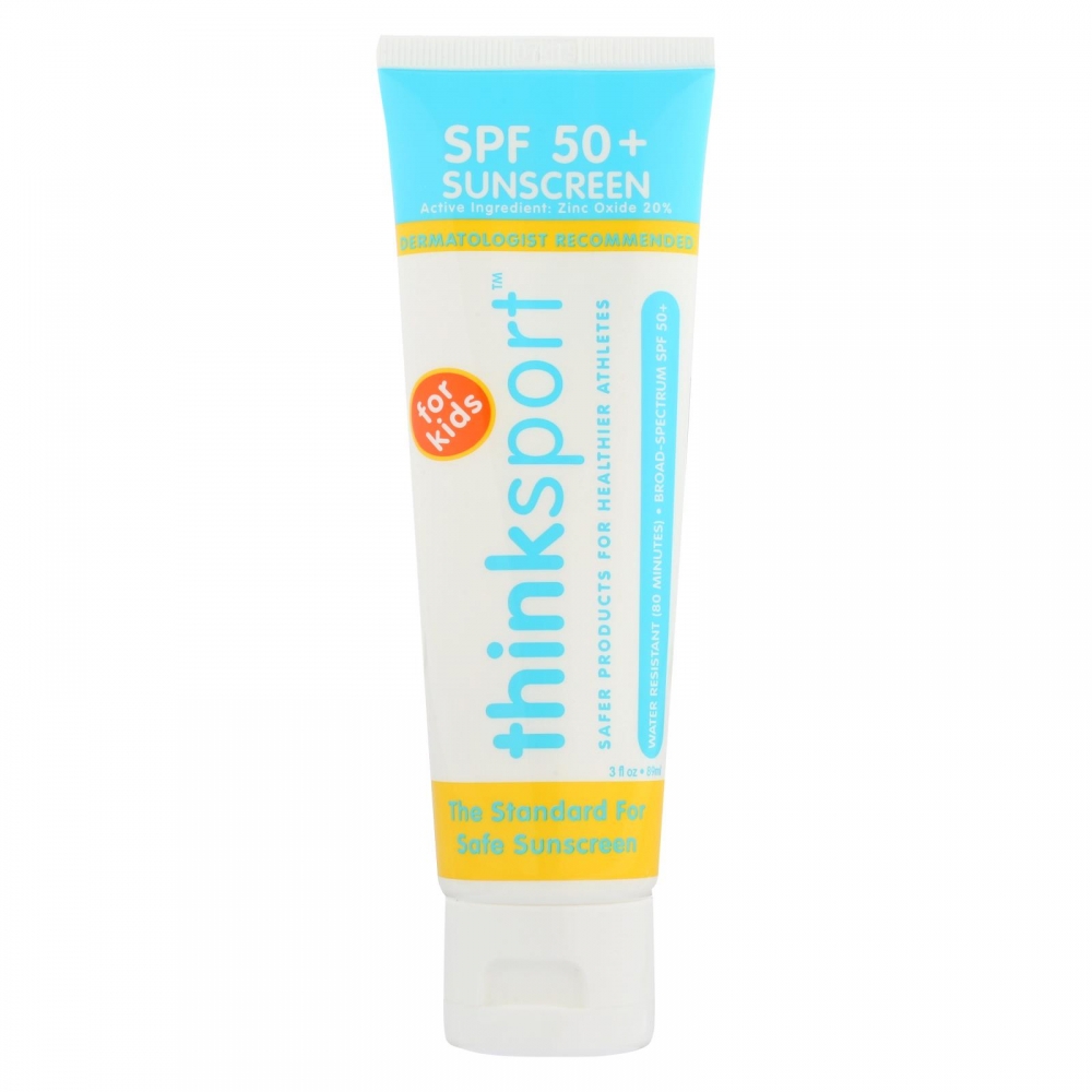 Thinksport Sunscreen - Safe - Kids - SPF 50 Plus - 3 oz