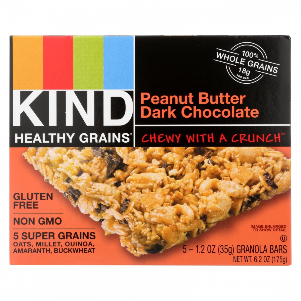 Kind Bar - Granola - Healthy Grains - Peanut Butter and Chocolate - 5/1.2 oz - 8개 묶음상품