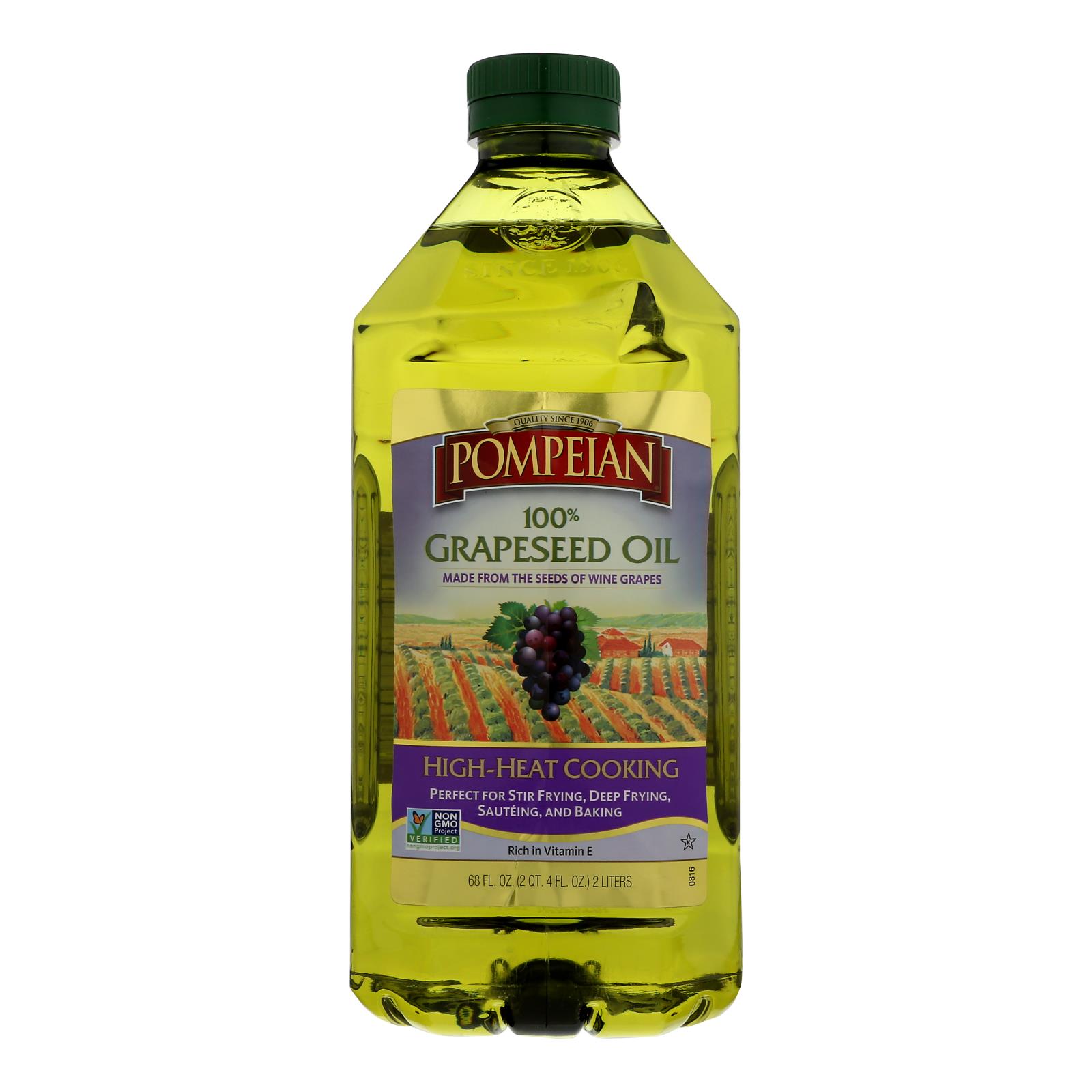 Pompeian 100% Grapeseed Oil - 8개 묶음상품 - 68 FZ