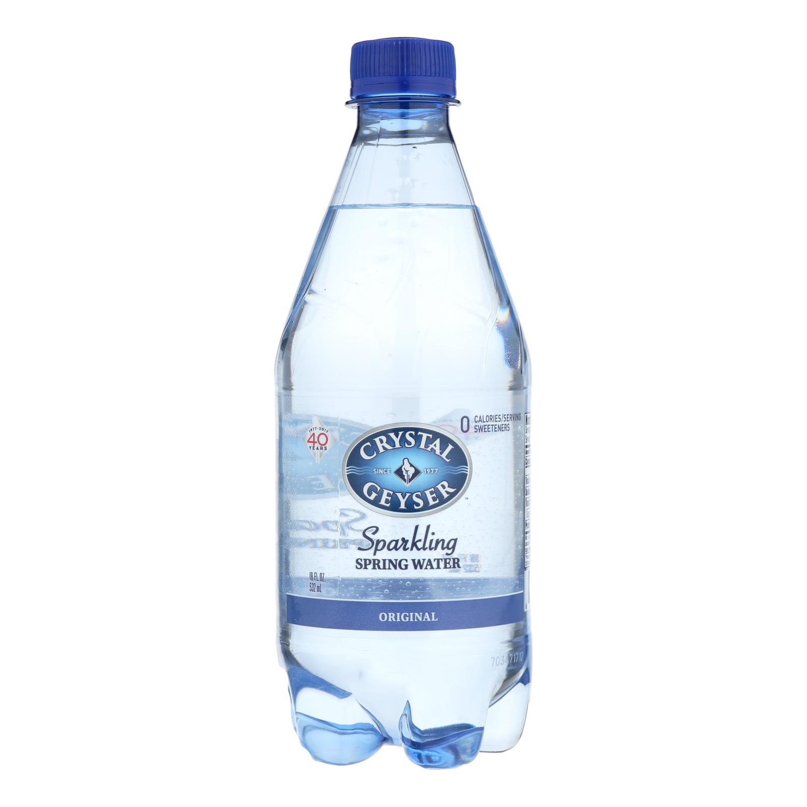 Crystal Geyser Sparkling Mineral Water - Case of 6 - 4/18 FZ