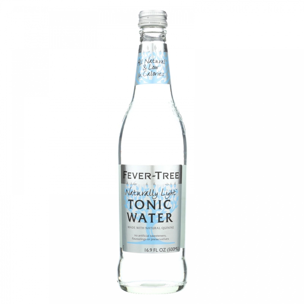 Fever - Tree Naturally Light Tonic Water - Tonic Water - 8개 묶음상품 - 16.9 FL oz.