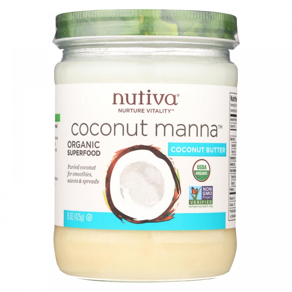 Nutiva Organic Manna - Coconut - 6개 묶음상품 - 15 oz.
