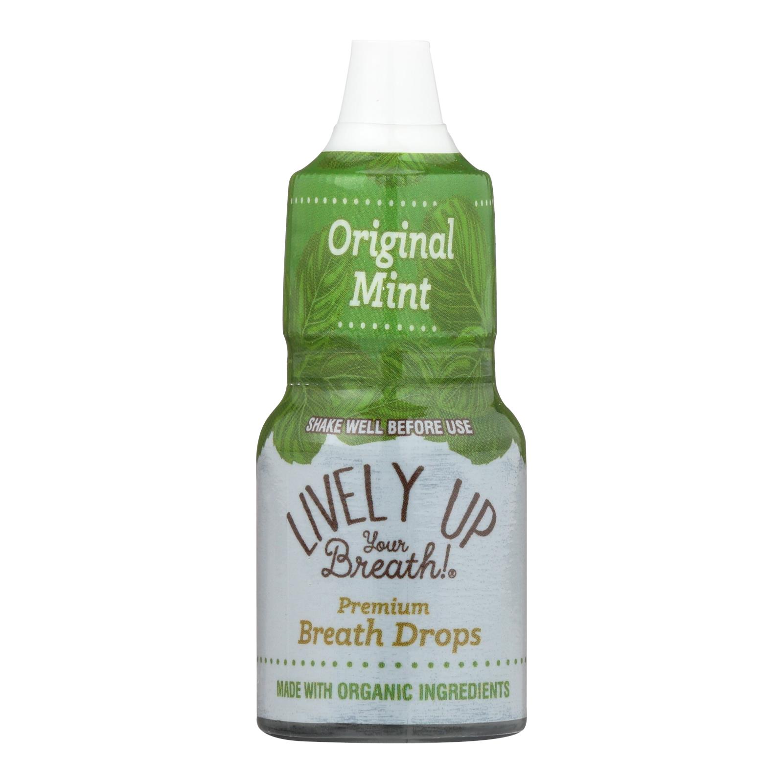 Lively Up Your Breath! Original Mint Premium Breath Drops - 12개 묶음상품 - .27 FZ