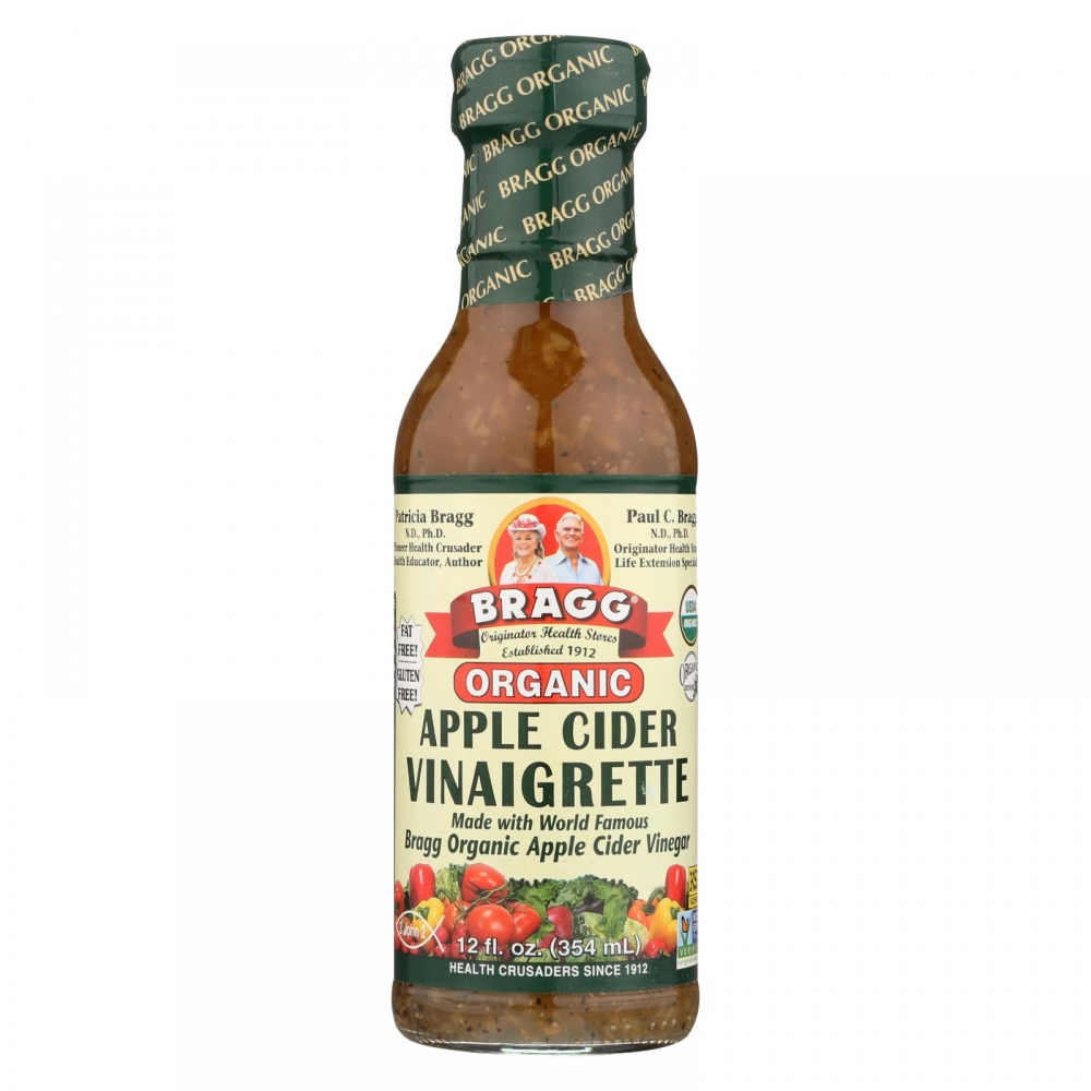 Bragg - Organic Raw Apple Cider Vinaigrette Dressing - 6개 묶음상품 - 12 Fl oz.