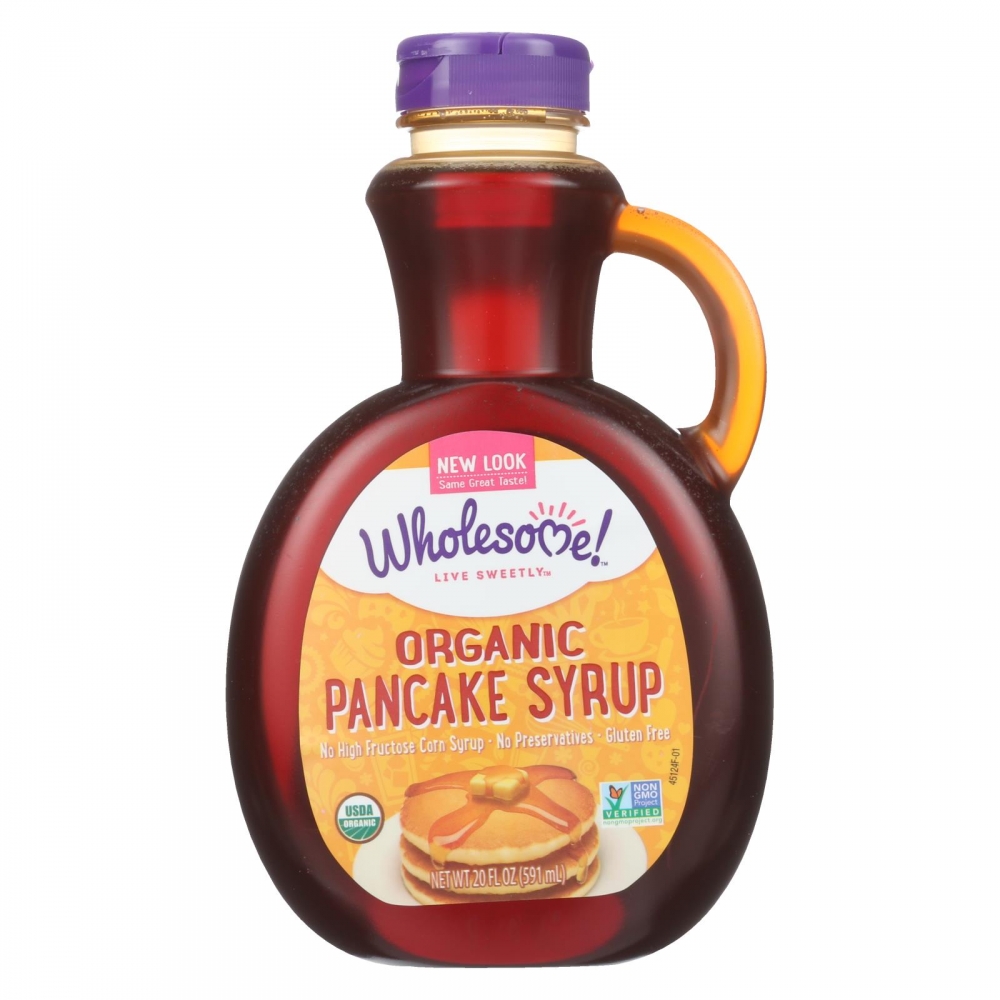 Wholesome Sweeteners Pancake Syrup - Organic - Original - 20 oz - 6개 묶음상품